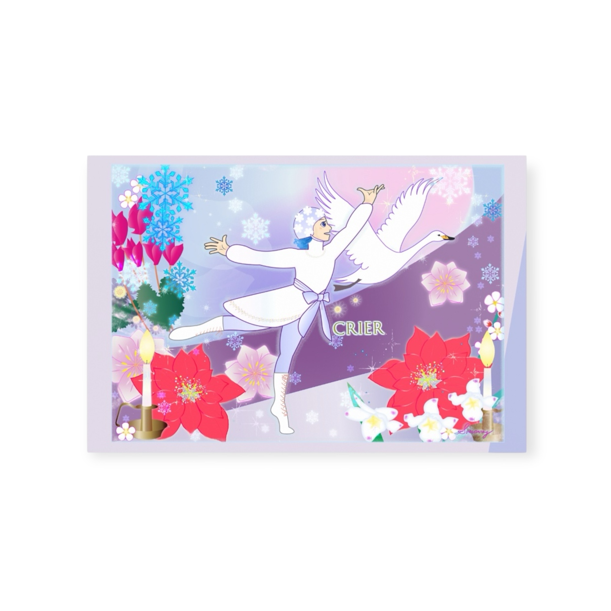 クリエ♡ときめく冬のポストカード